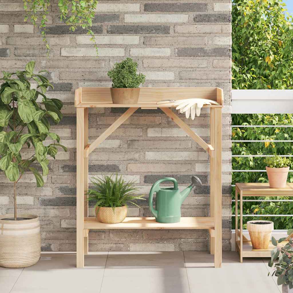Tavolo da rinvaso Naturale 75 x 40 x 90 cm Legno di Pino Solido | homemem39