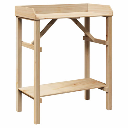 Tavolo da rinvaso Naturale 75 x 40 x 90 cm Legno di Pino Solido | homemem39
