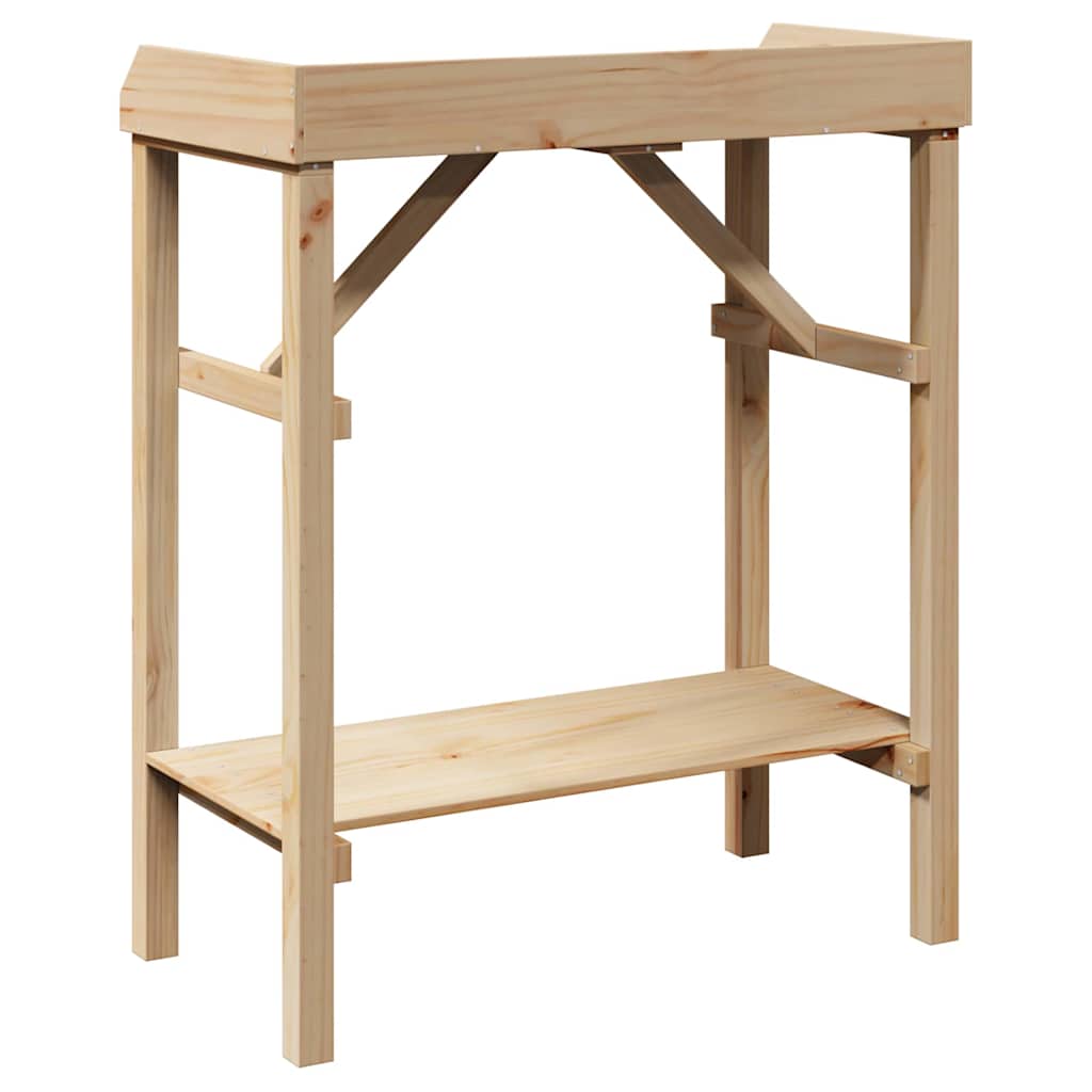 Tavolo da rinvaso Naturale 75 x 40 x 90 cm Legno di Pino Solido | homemem39
