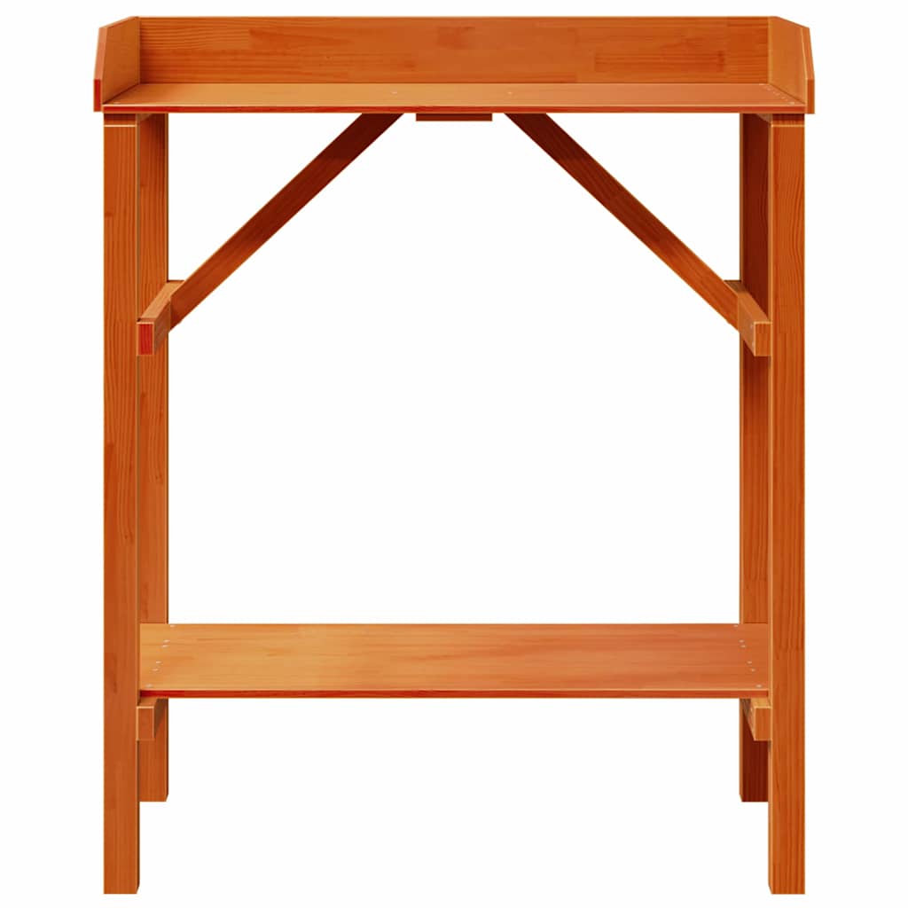 Supporti per piante con lo scaffale Marrone 75 x 40 x 90 cm - homemem39