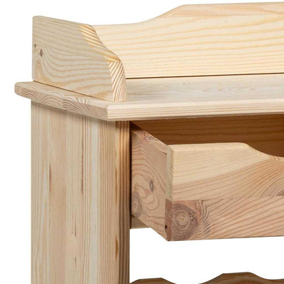 Portabottiglie Marrone 90 x 60 x 30 cm Legno di Pino Solido - homemem39