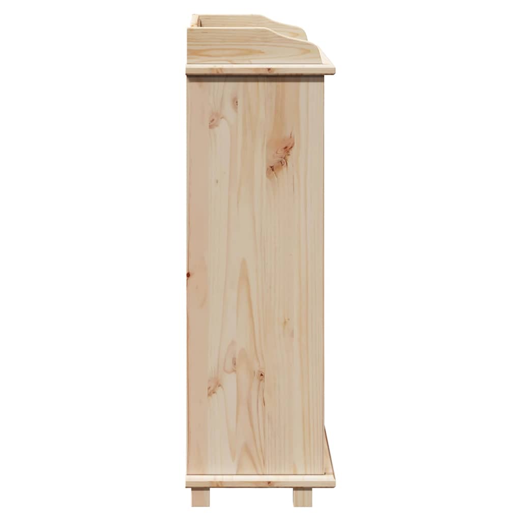 Portabottiglie Marrone 90 x 60 x 30 cm Legno di Pino Solido - homemem39