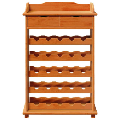 Portabottiglie Marrone 90 x 60 x 30 cm Legno di pino massello - homemem39