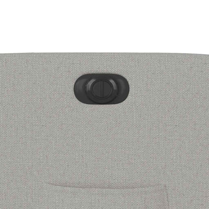 Poltrona Elettrica Reclinabile Grigio Nuvola in Tessuto