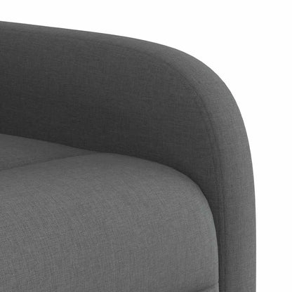 Poltrona Alzapersona Reclinabile Elettrica Grigio Scuro Tessuto