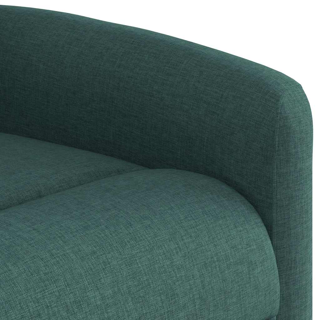 Poltrona Alzapersona Reclinabile Verde Scuro in Tessuto | homemem39