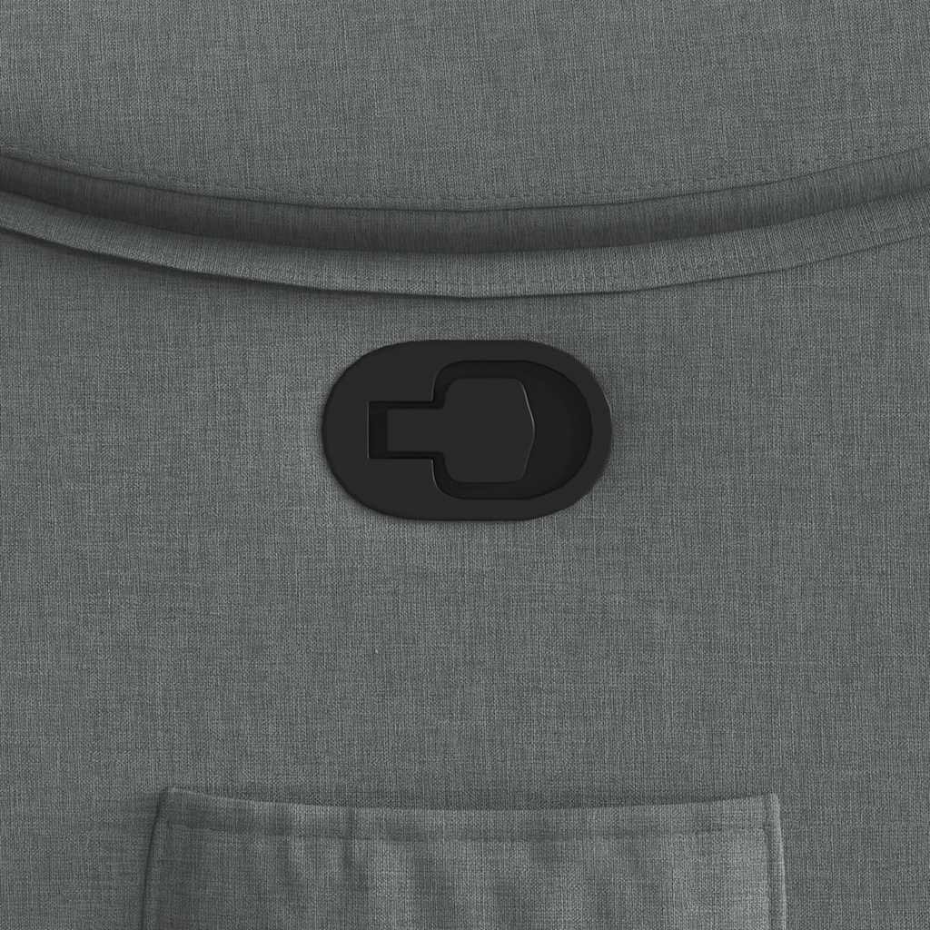 Poltrona reclinabile in Tessuto Grigio Scuro | homemem39
