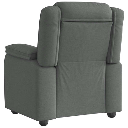 Poltrona reclinabile in Tessuto Grigio Scuro