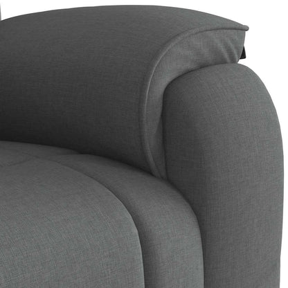Poltrona reclinabile in Tessuto Grigio Scuro | homemem39