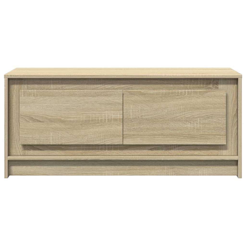 Tavolino da Salotto con Luci LED Rovere Sonoma in Truciolato