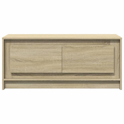 Tavolino da Salotto con Luci LED Rovere Sonoma in Truciolato