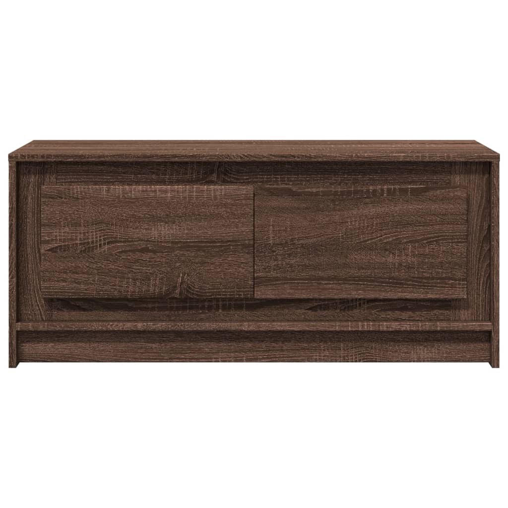 Tavolino da Salotto con Luci LED Rovere Marrone in Truciolato | homemem39