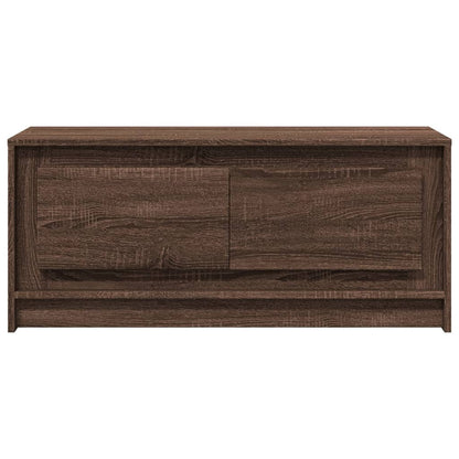 Tavolino da Salotto con Luci LED Rovere Marrone in Truciolato | homemem39