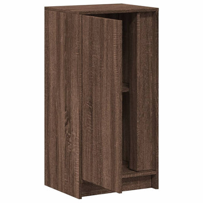 Credenza con LED Rovere Marrone 42,5x34x85 cm Legno Multistrato - homemem39