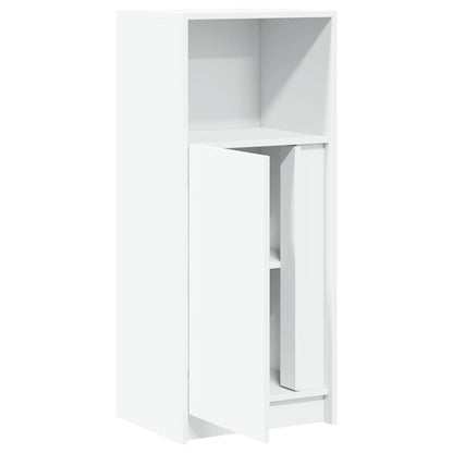 Credenza con LED Bianca 42,5x34x100 cm in Legno Multistrato - homemem39