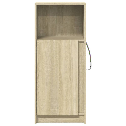 Credenza con LED Rovere Sonoma 42,5x34x100 cm Legno Multistrato - homemem39