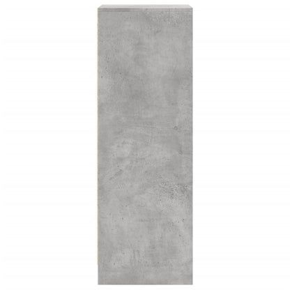 Credenza con LED Grigio Cemento 42,5x34x100cm Legno Multistrato - homemem39