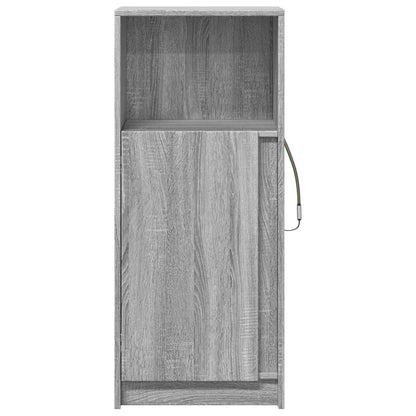 Credenza con LED Grigio Sonoma 42,5x34x100 cm Legno Multistrato - homemem39