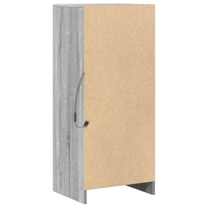 Credenza con LED Grigio Sonoma 42,5x34x100 cm Legno Multistrato - homemem39