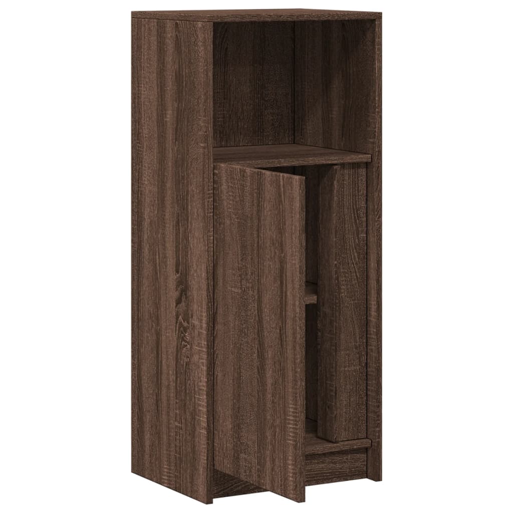 Credenza con LED Rovere Marrone 42,5x34x100cm Legno Multistrato - homemem39