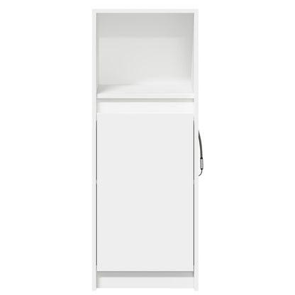 Credenza con LED Bianca 38x34x100 cm in Legno Multistrato - homemem39