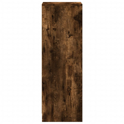 Credenza con LED Rovere Fumo 38x34x100 cm in Legno Multistrato - homemem39