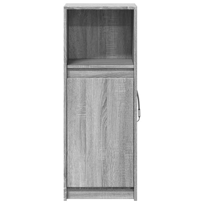 Credenza con LED Grigio Sonoma 38x34x100cm in Legno Multistrato - homemem39
