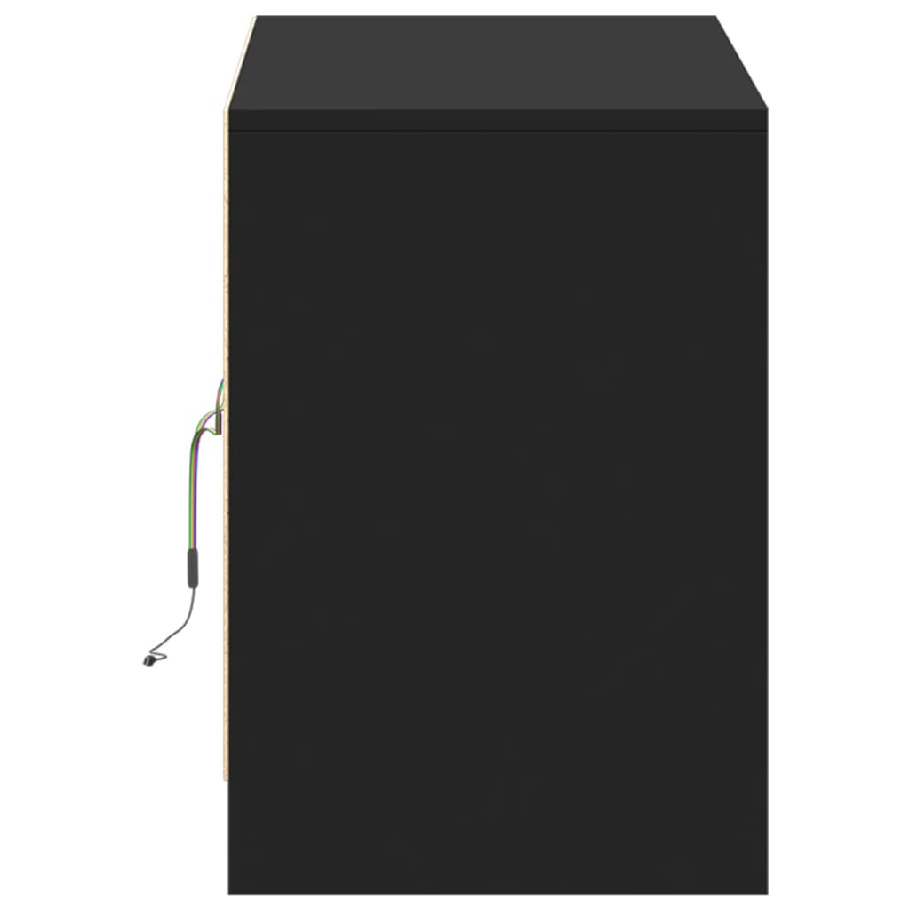 Mobile Porta TV con LED Nero 100x34x50 cm in Truciolato - homemem39