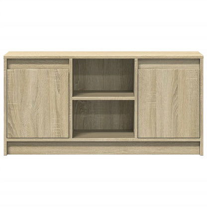 Mobile Porta TV con LED Rovere Sonoma 100x34x50cm in Truciolato