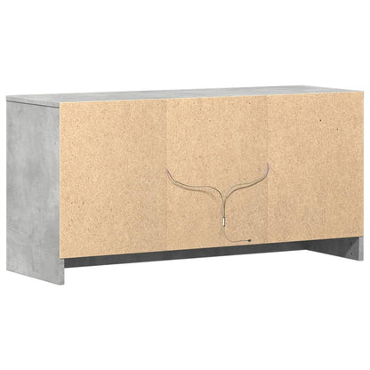 Mobile Porta TV con LED Grigio Cemento 100x34x50 cm Truciolato - homemem39