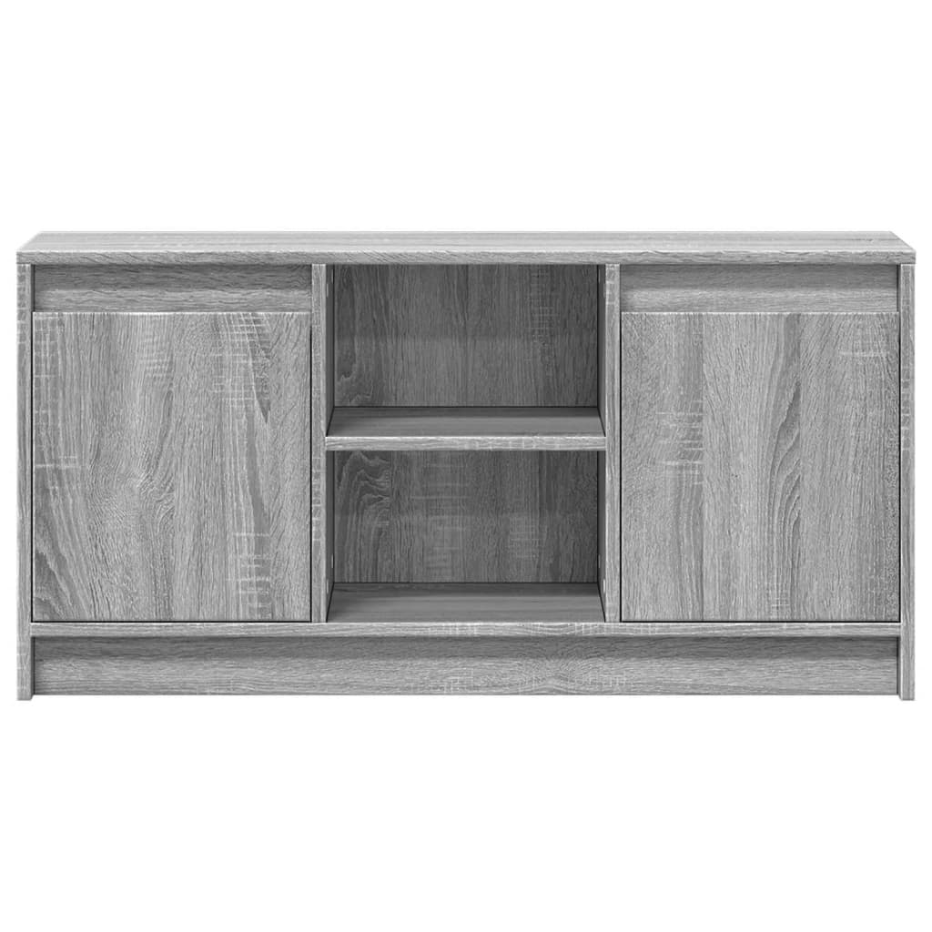 Mobile Porta TV con LED Grigio Sonoma 100x34x50cm in Truciolato | homemem39