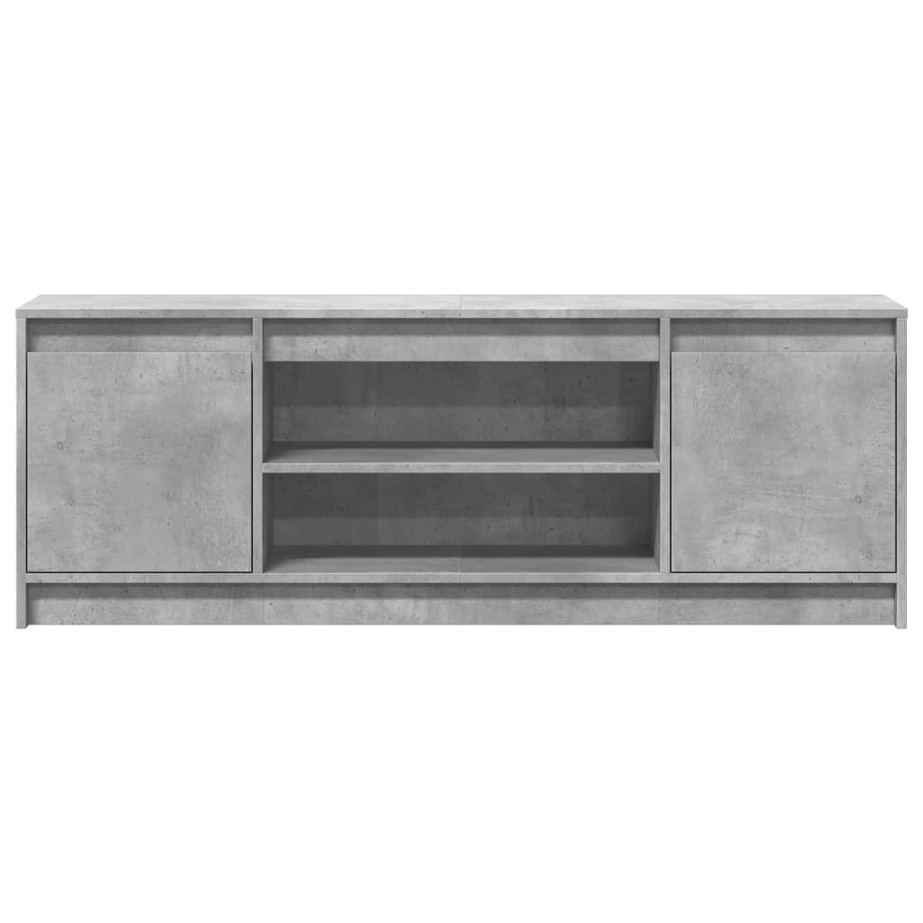 Mobile Porta TV con LED Grigio Cemento 139,5x34x50cm Truciolato - homemem39