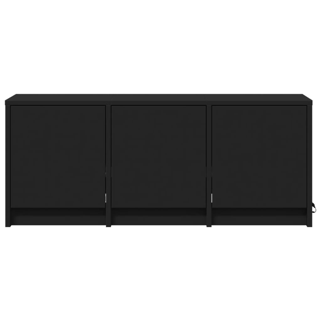 Mobile Porta TV con LED Nero 97x34x40 cm in Truciolato - homemem39