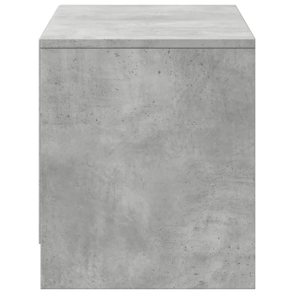 Mobile Porta TV con LED Grigio Cemento 97x34x40 cm Truciolato - homemem39