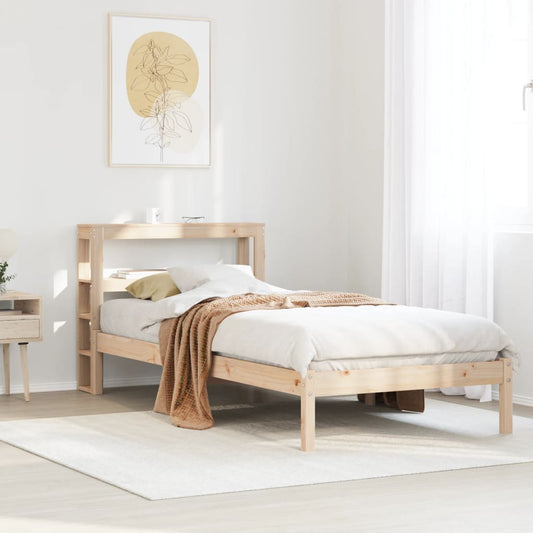 Letto senza Materasso 75x190 cm in Legno Massello Pino | homemem39