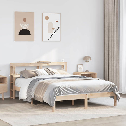 Letto senza Materasso 120x190 cm in Legno Massello di Pino | homemem39
