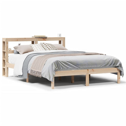 Letto senza Materasso 150x200 cm in Legno Massello di Pino | homemem39