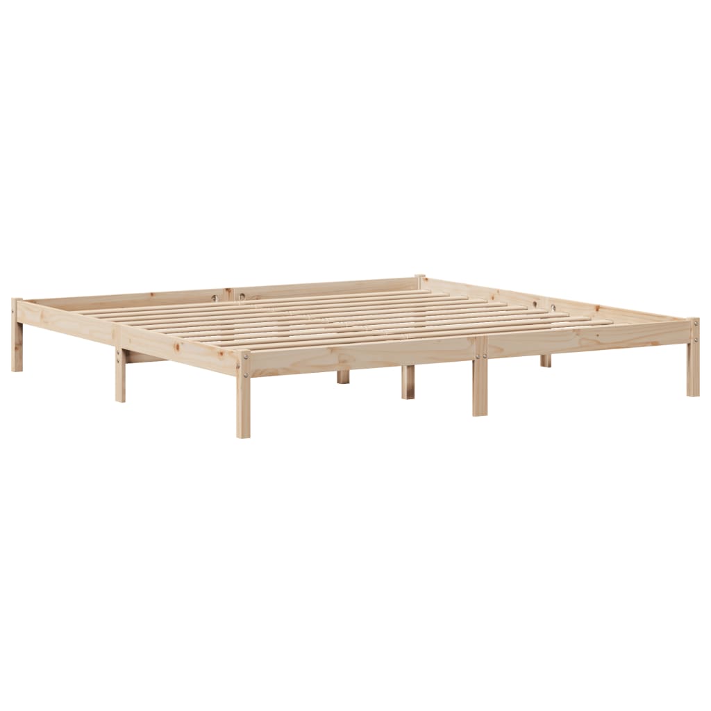 Letto senza Materasso 180x200 cm in Legno Massello di Pino | homemem39