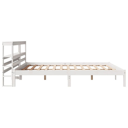 Letto senza Materasso Bianco 180x200 cm Legno Massello di Pino - homemem39