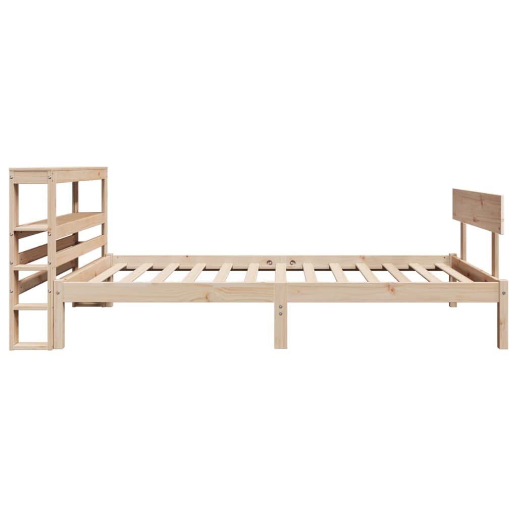 Letto senza Materasso 90x200 cm in Legno Massello di Pino - homemem39