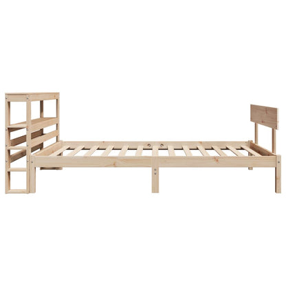 Letto senza Materasso 90x200 cm in Legno Massello di Pino - homemem39