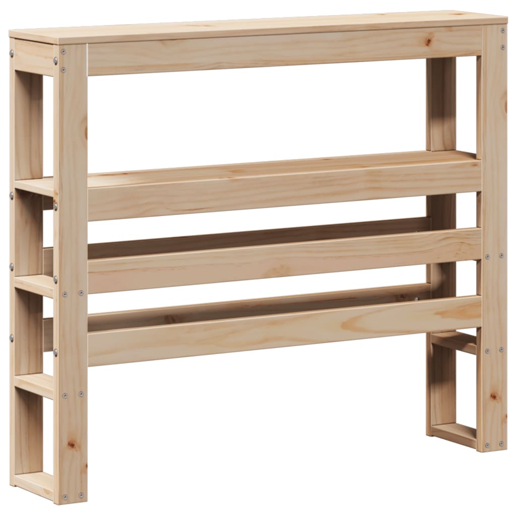 Letto per Anziani con Testiera 90x200 cm Legno Massello Pino | homemem39
