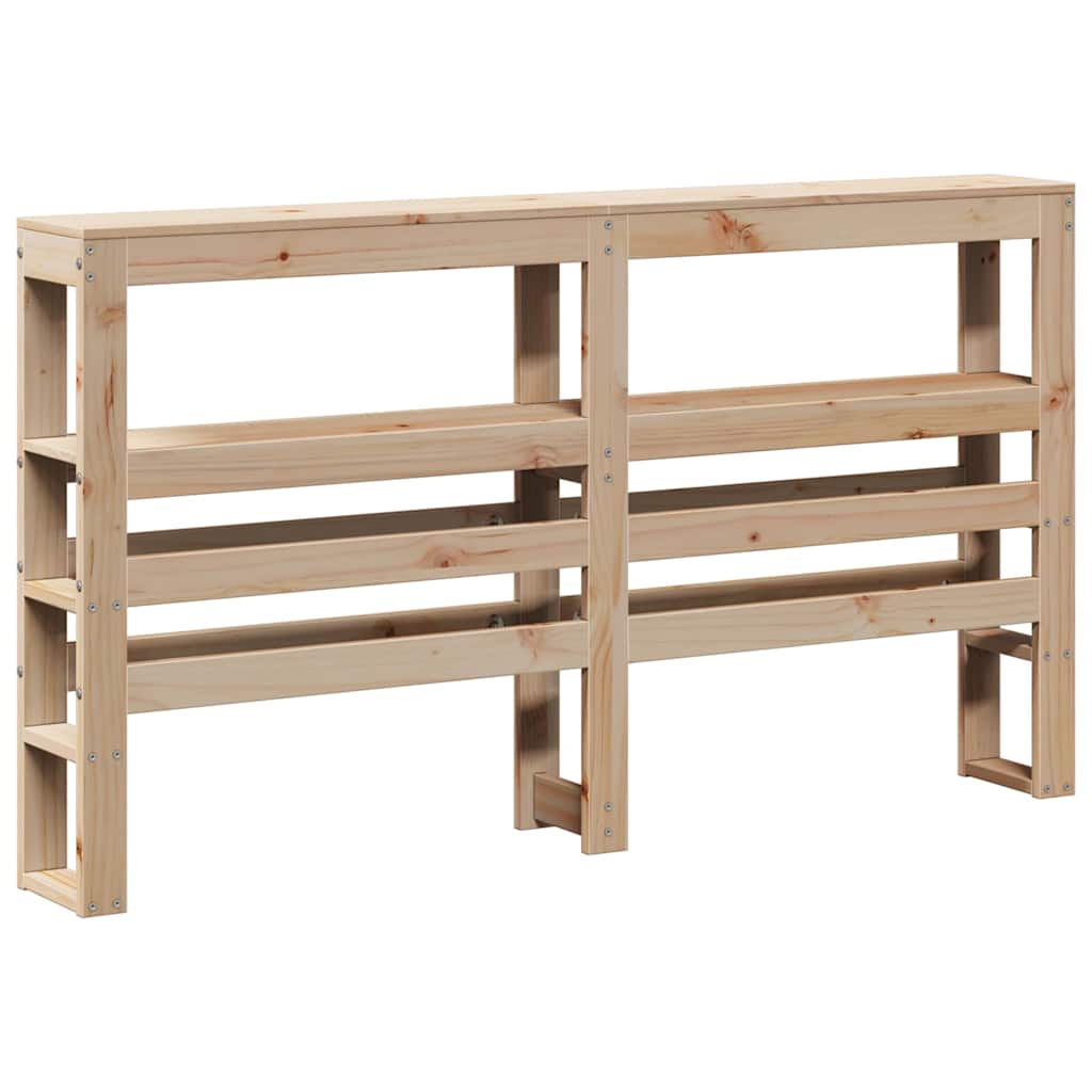 Letto per Anziani con Testiera 160x200 cm Legno Massello Pino | homemem39