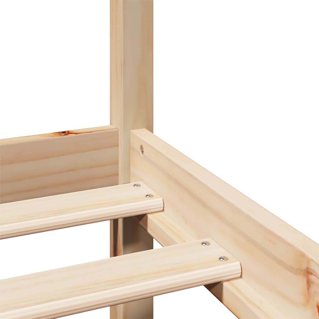 Giroletto con Testiera 180x200 cm Massello Pino - homemem39