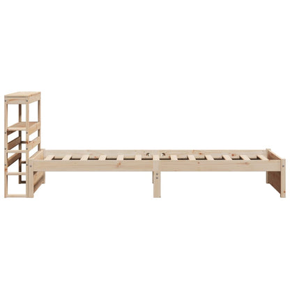 Giroletto con Testiera 75x190 cm in Legno Massello di Pino | homemem39