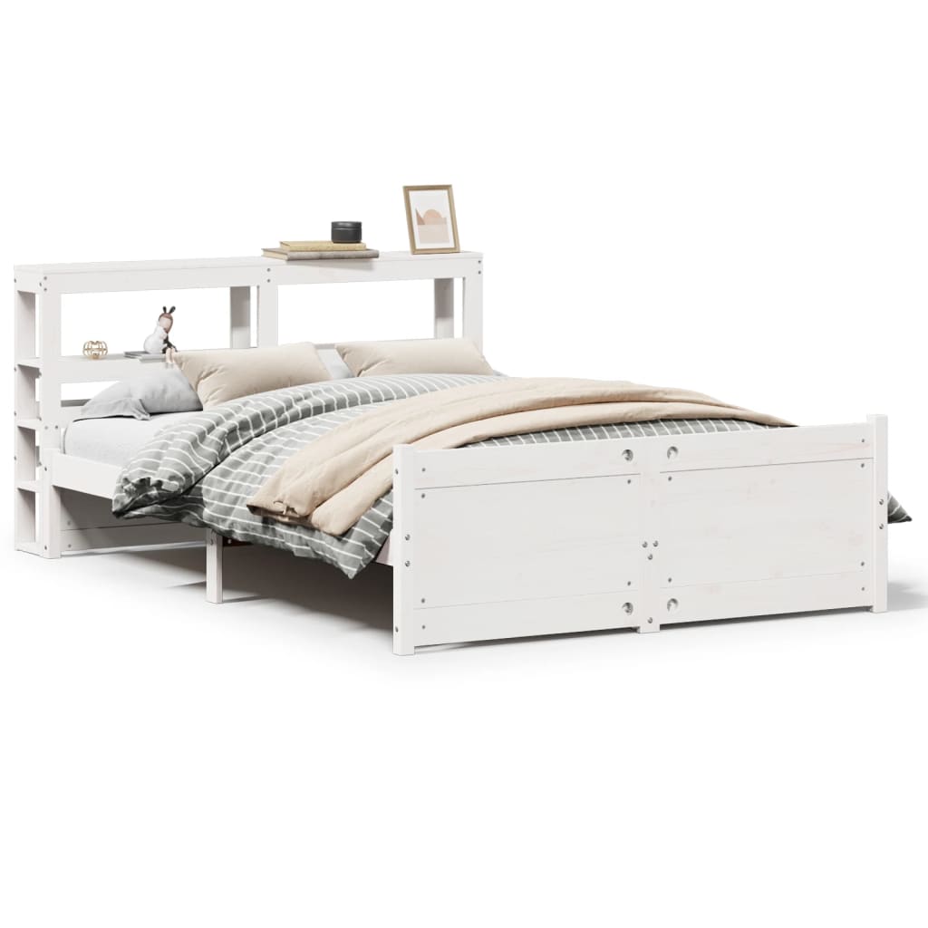 Giroletto con Testiera senza Materasso Bianco 140x190 cm | homemem39