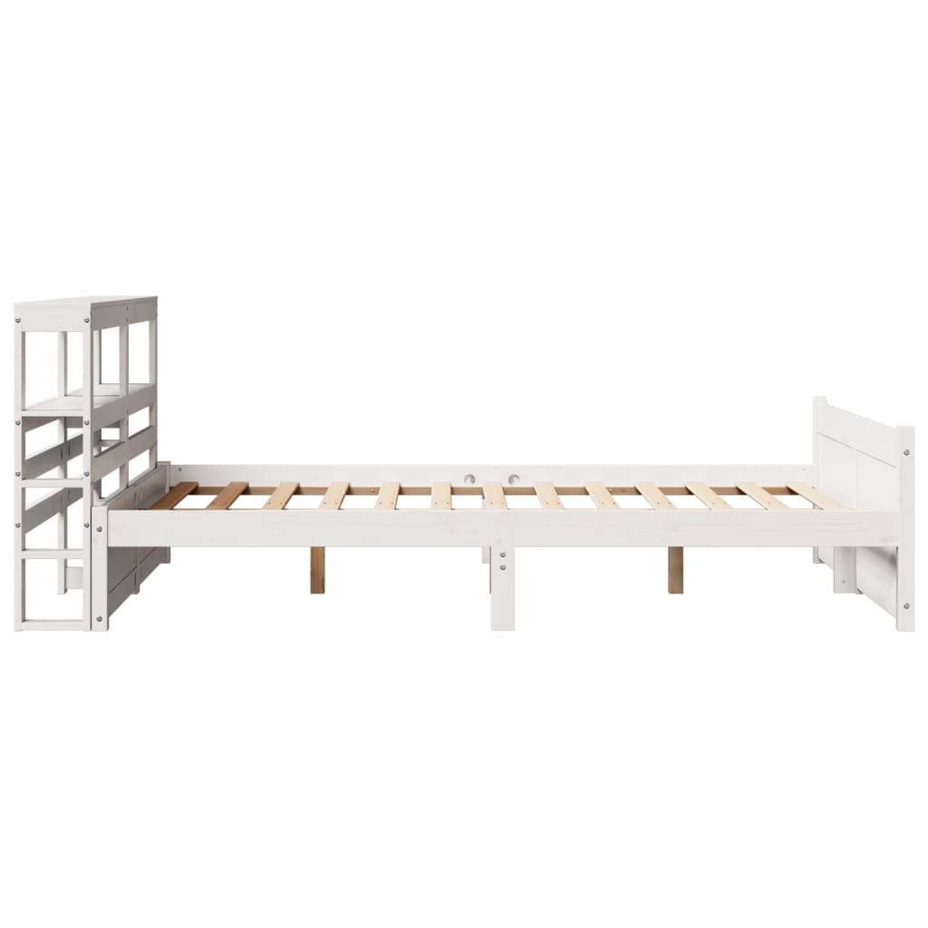 Giroletto con Testiera senza Materasso Bianco 120x200 cm | homemem39