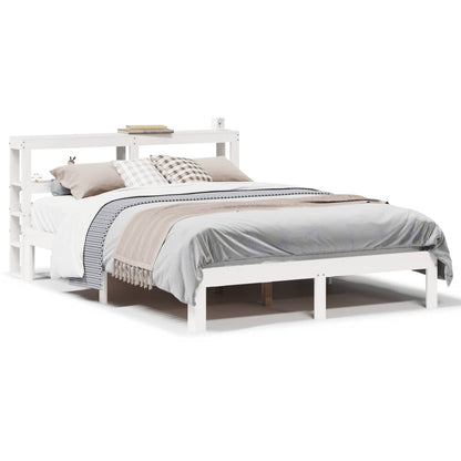Giroletto con Testiera senza Materasso Bianco 160x200 cm | homemem39