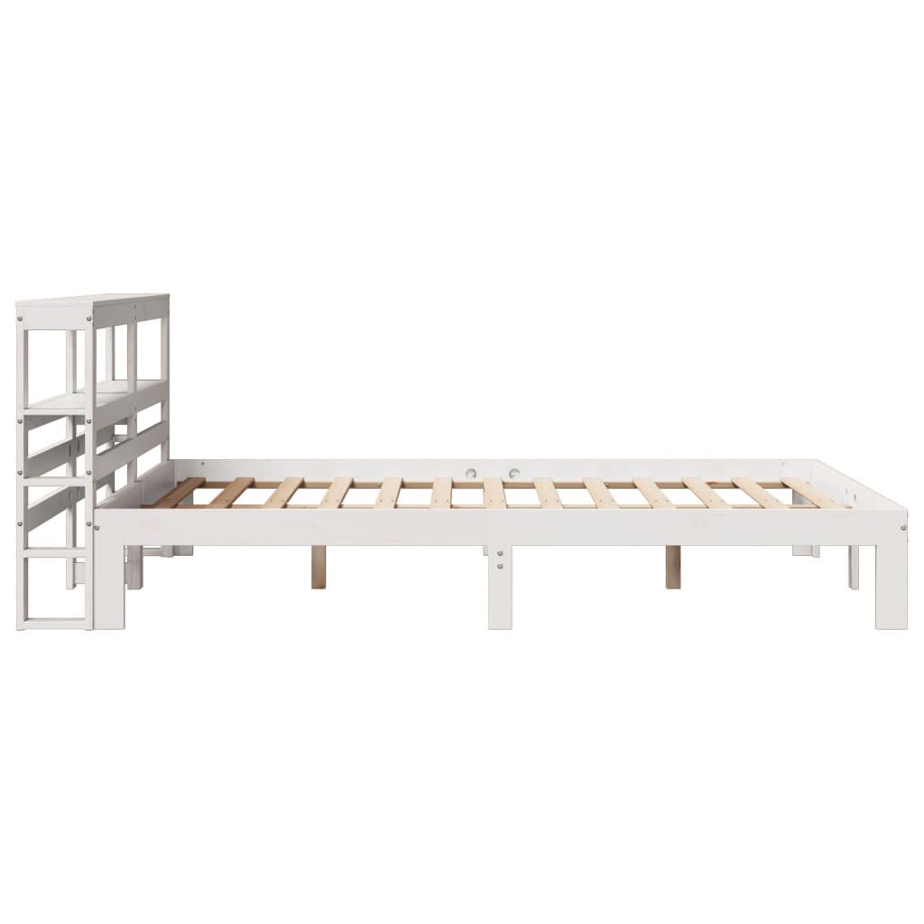 Giroletto con Testiera senza Materasso Bianco 160x200 cm | homemem39