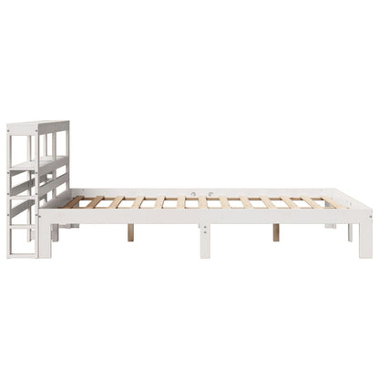 Giroletto con Testiera senza Materasso Bianco 160x200 cm | homemem39
